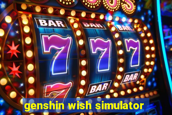 genshin wish simulator