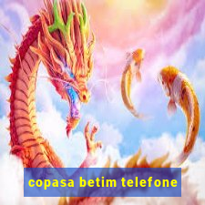 copasa betim telefone