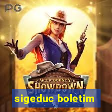 sigeduc boletim