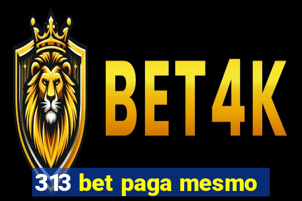 313 bet paga mesmo