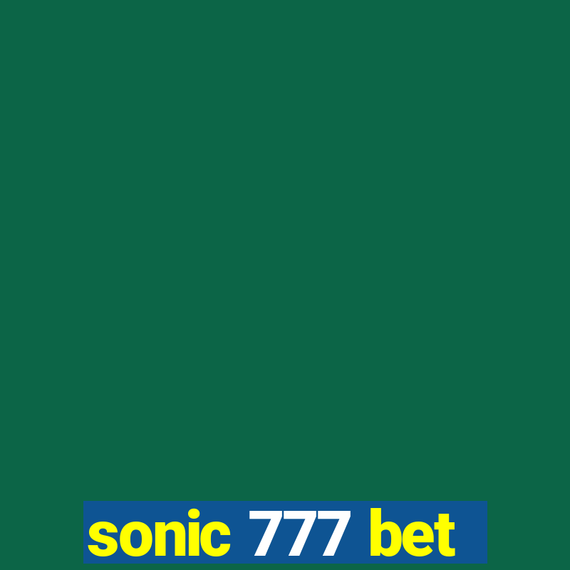 sonic 777 bet