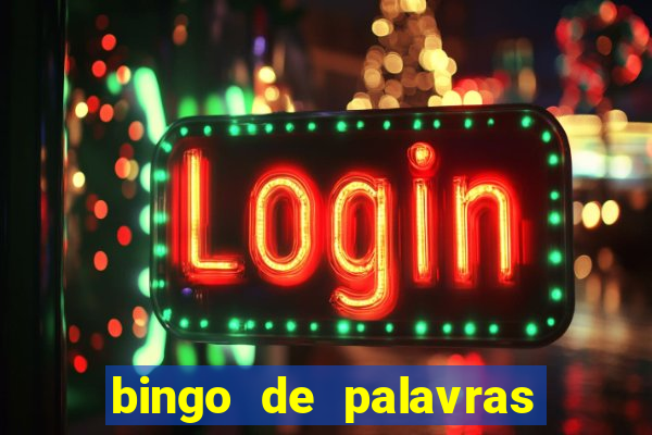 bingo de palavras de natal